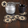 Colonial Star Jute Coaster Set of 6