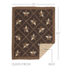 Farmhouse Star Quilted Throw 50x60