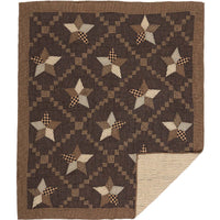 Farmhouse Star Quilted Throw 50x60