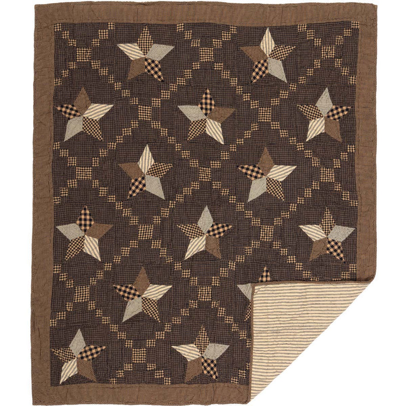 Farmhouse Star Quilted Throw 50x60