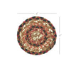 Ginger Spice Jute Coaster Set of 6 **BACKORDERED UNTIL NOVEMBER 2025**