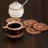 Ginger Spice Jute Coaster Set of 6 **BACKORDERED UNTIL NOVEMBER 2025**