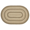 Cobblestone Jute Rug Oval w/ Pad 48x72 **BACKORDERED UNTIL JANUARY 2025**