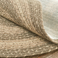 Cobblestone Jute Rug Oval w/ Pad 48x72 **BACKORDERED UNTIL JANUARY 2025**