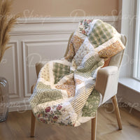 Peach Rose Quilted Collection