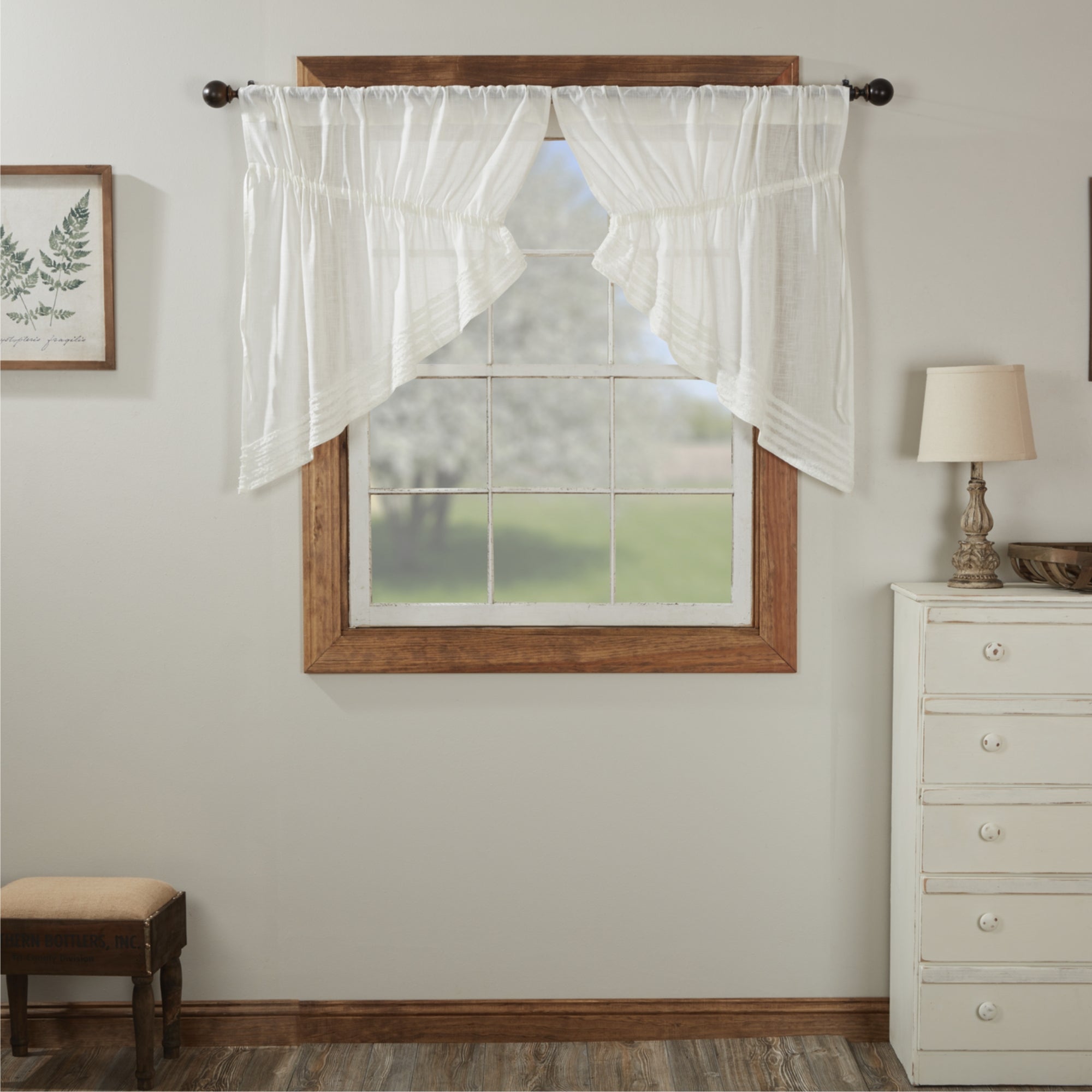 Kathryn Prairie Swag Set of 2 36Lx36Wx18