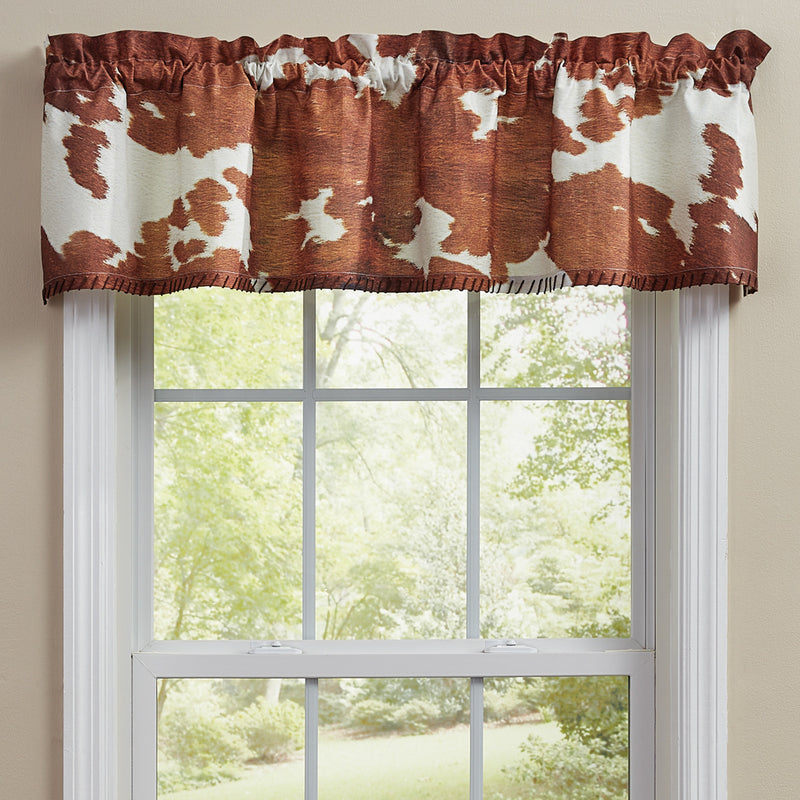 COWHIDE VALANCE  60" x 14"