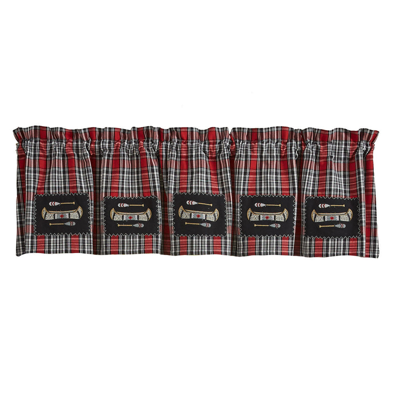 WILDERNESS CANOE LINED PATCH VALANCE 60" x 14"