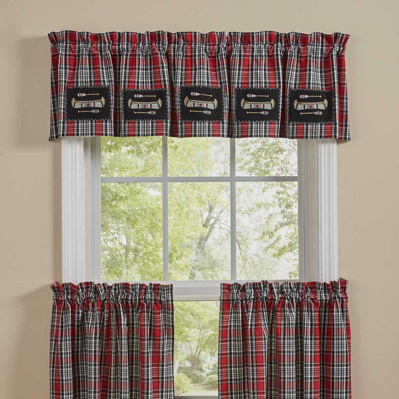 WILDERNESS CANOE LINED PATCH VALANCE 60" x 14"