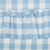 Annie Buffalo Blue Check Ruffled Shower Curtain 72x72 **BACKORDERED UNTIL JANUARY 2025**