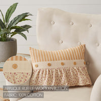 Camilia Ruffled Pillow 14x18