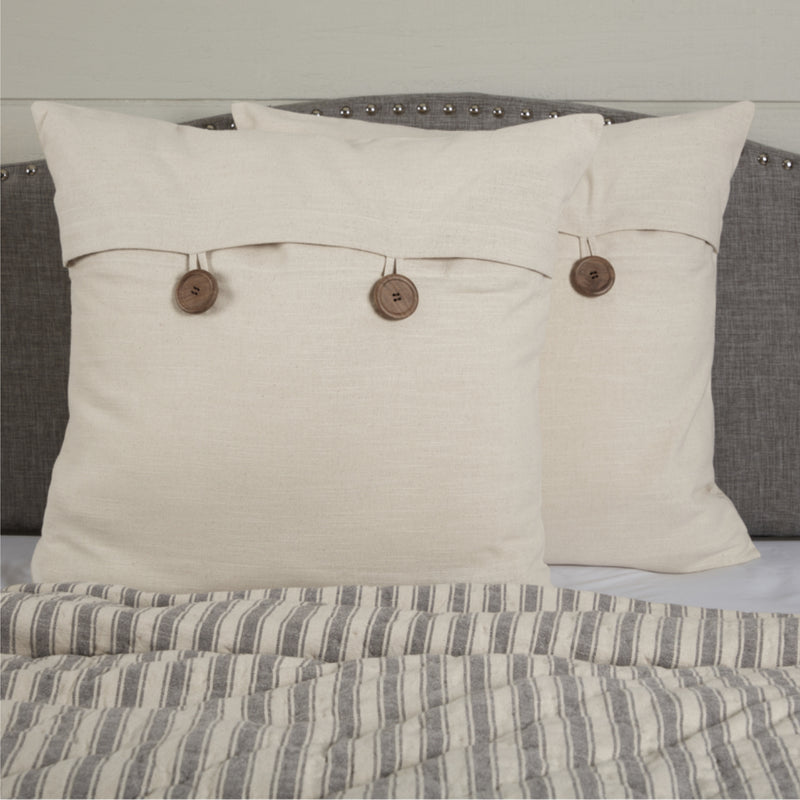 Market Place Natural Fabric Euro Sham 26Lx26W