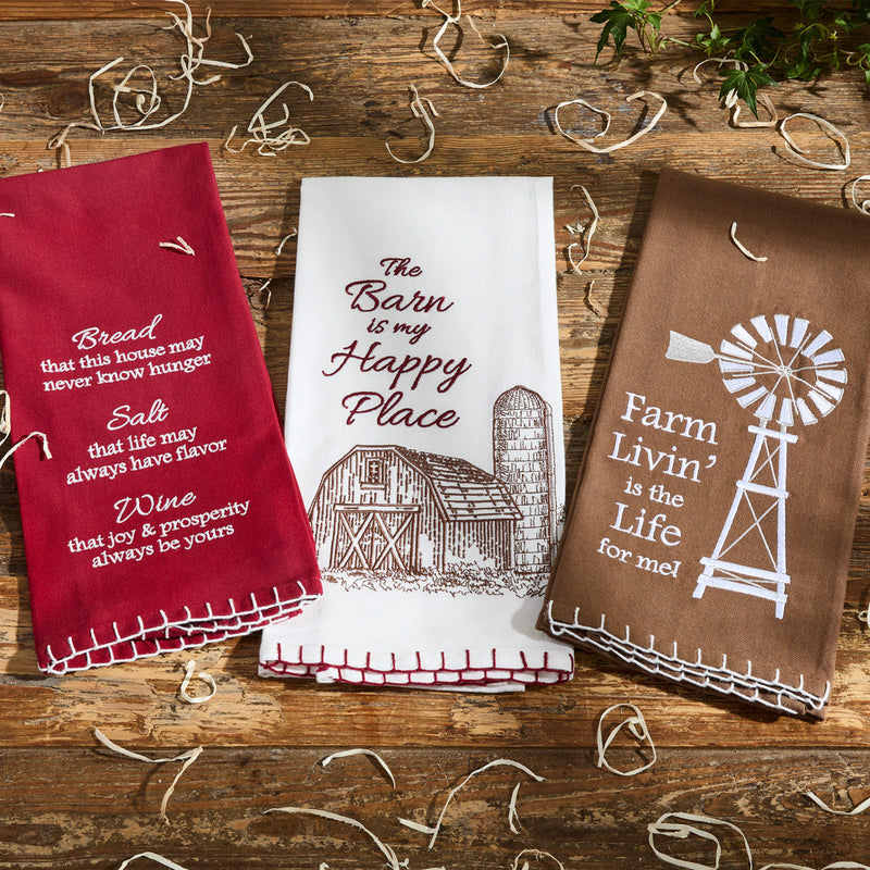 BREAD SALT WINE DISHTOWEL