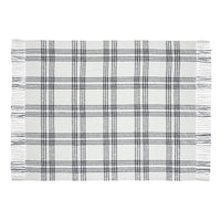 Black Plaid Woven Throw 50x60 **BACKORDERED UNTIL FEBRUARY 2025**