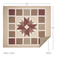 Cider Mill King Quilt 105Wx95L **BACKORDERED UNTIL DECEMBER 2024**