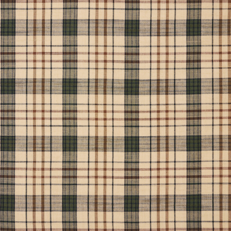 Cider Mill Plaid Prairie Swag Set of 2 36x36x18