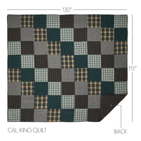 Pine Grove California King Quilt 130Wx115L