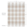 Wheat Plaid Woven Throw 50x60 **BACKORDERED UNTIL MARCH 2025**