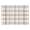 Wheat Plaid Woven Throw 50x60 **BACKORDERED UNTIL MARCH 2025**