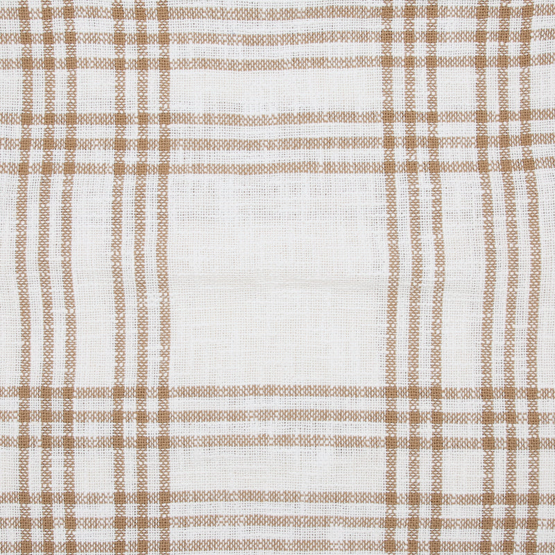 Wheat Plaid Woven Throw 50x60 **BACKORDERED UNTIL MARCH 2025**