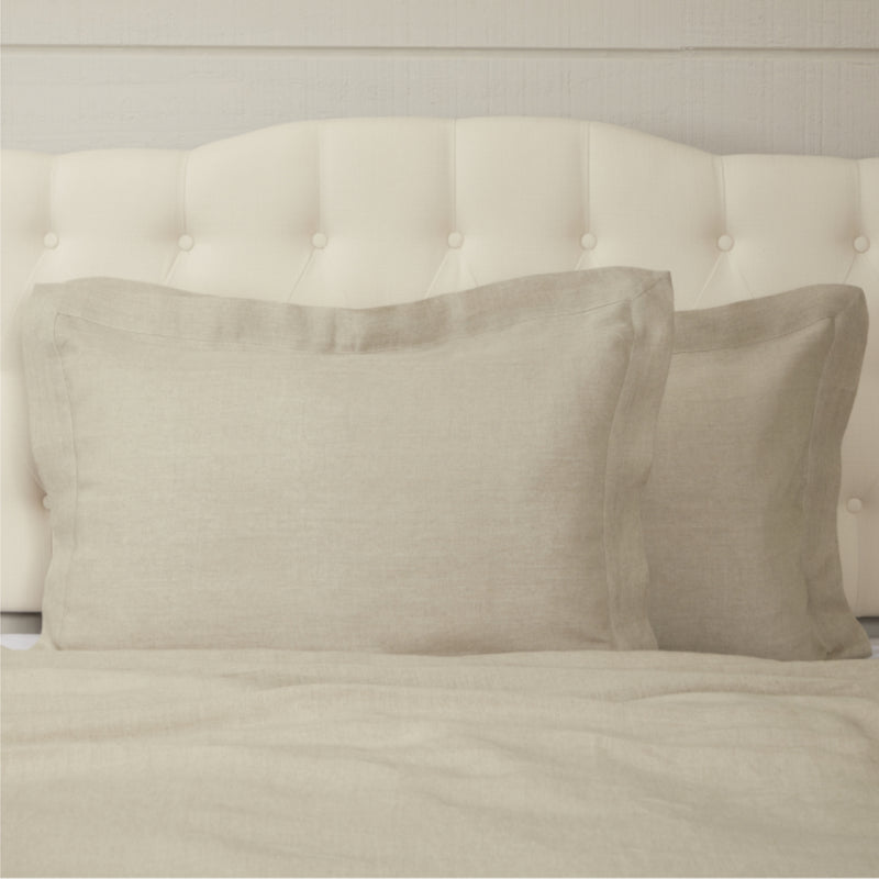 Provincial Linen Natural Standard Sham 27Lx21W