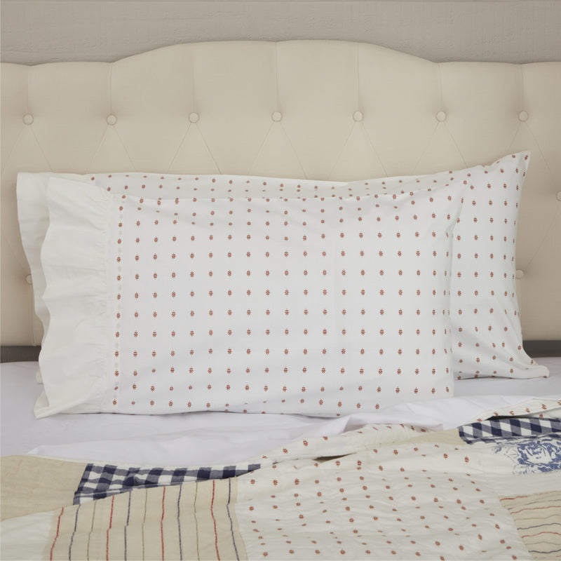 Abigail King Pillow Case Set of 2 37Lx21W+5