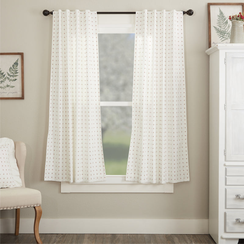 Abigail Short Panel Set of 2 63Lx36W