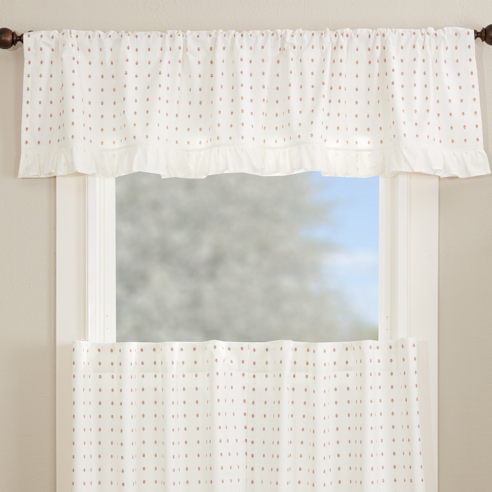 Abigail Ruffled Valance 16Lx72W