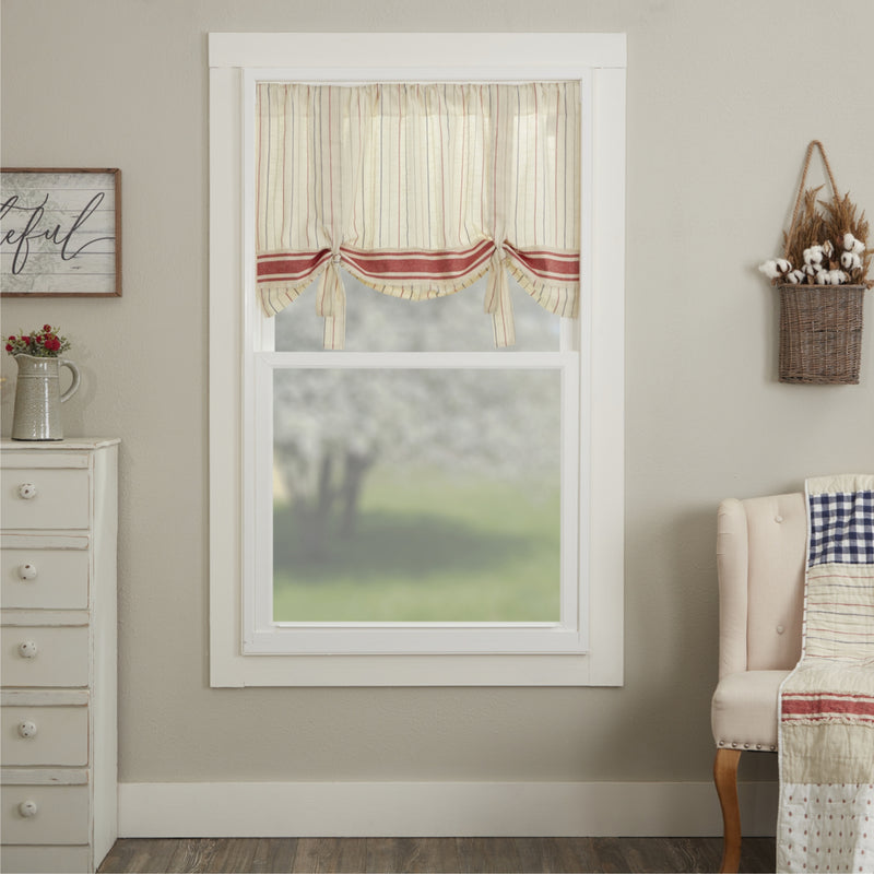 Betsy Stripe Roman Valance 24Lx40W