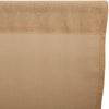 Tobacco Cloth Khaki Valance Fringed 16x90