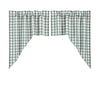 Annie Buffalo Green Check Swag Set of 2 36x36x16 **BACKORDERED UNTIL APRIL 2025**