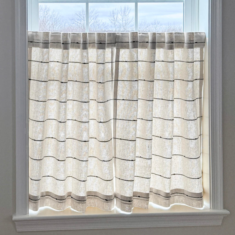 Farmcloth Stripe Tier Set of 2 24Lx36W