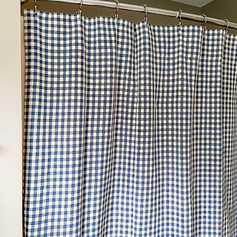 Doylestown Check Shower Curtain 72Lx72W