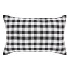 Annie Black Check Be Thankful Pumpkin Pillow 14x22