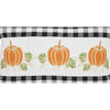 Annie Black Check Pumpkin Patch Pillow 14x22