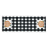 Annie Black Check Pumpkin Runner 8x24