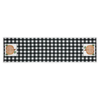 Annie Black Check Pumpkin Runner 12x48