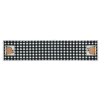 Annie Black Check Pumpkin Runner 12x60