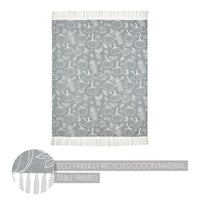 Silhouette Pumpkin Grey Throw 50x60