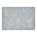 Silhouette Pumpkin Grey Placemat Set of 2 13x19