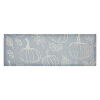 Silhouette Pumpkin Grey Runner 8x24