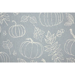 Silhouette Pumpkin Grey Indoor/Outdoor Rug Rect 17x36