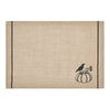 Raven Harvest Burlap Jute Placemat Set of 2 13x19