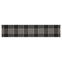 Eston Black Tan Plaid Runner 12x60