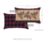 Connell Pinecone Pillow 14x22