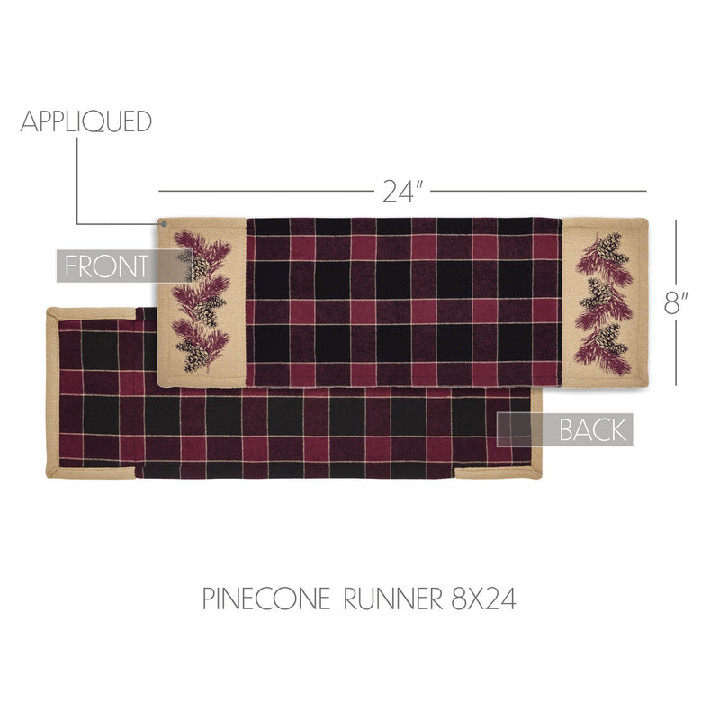 Connell Pinecone Runner 8x24