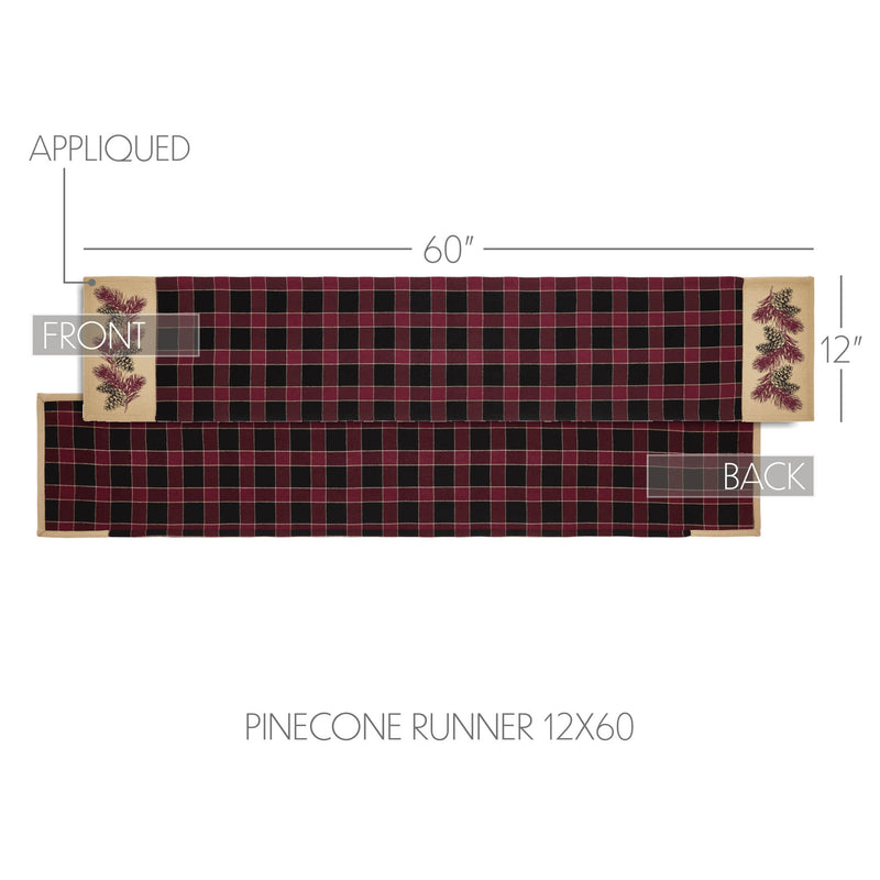 Connell Pinecone Runner 12x60