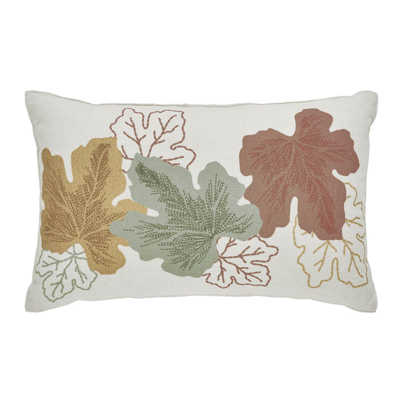 Bountifall Leaves Pillow 14x22