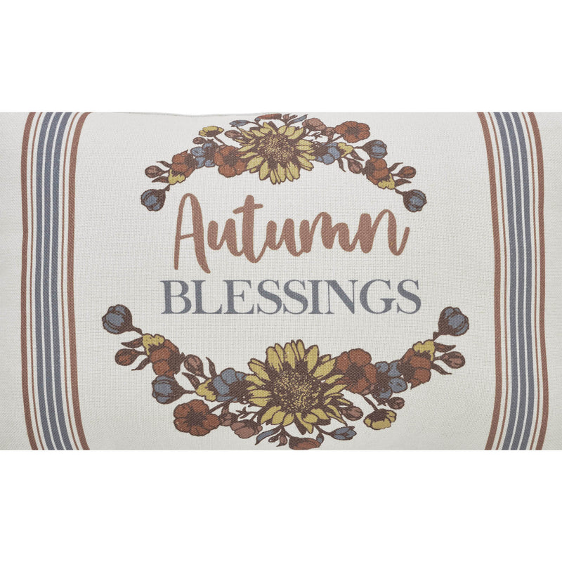 Bountifall Autumn Blessings Pillow 14x22