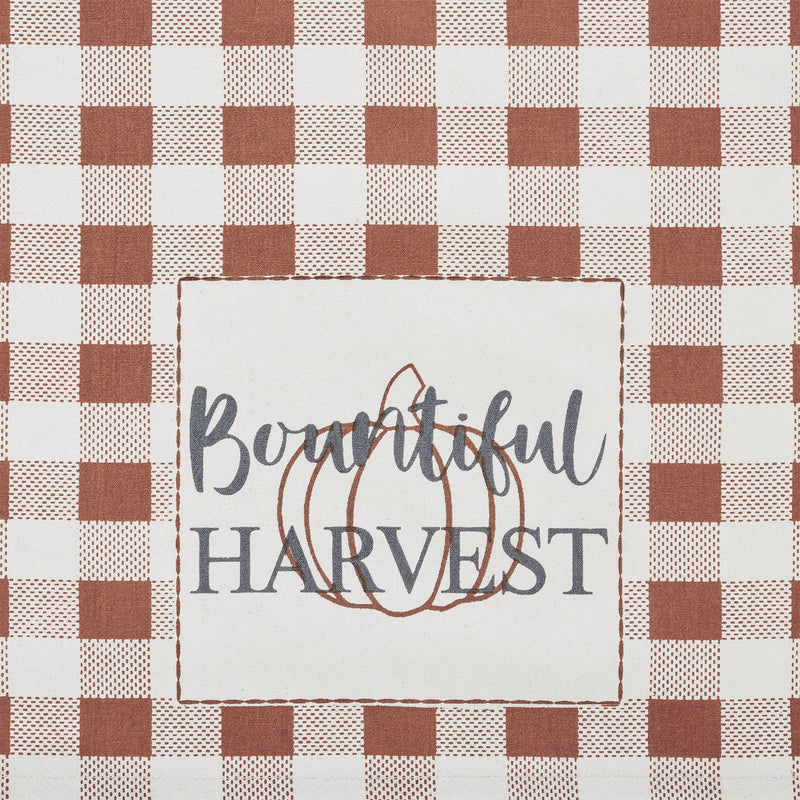 Bountifall Harvest Theme Tea Towels Set of 3 19x28